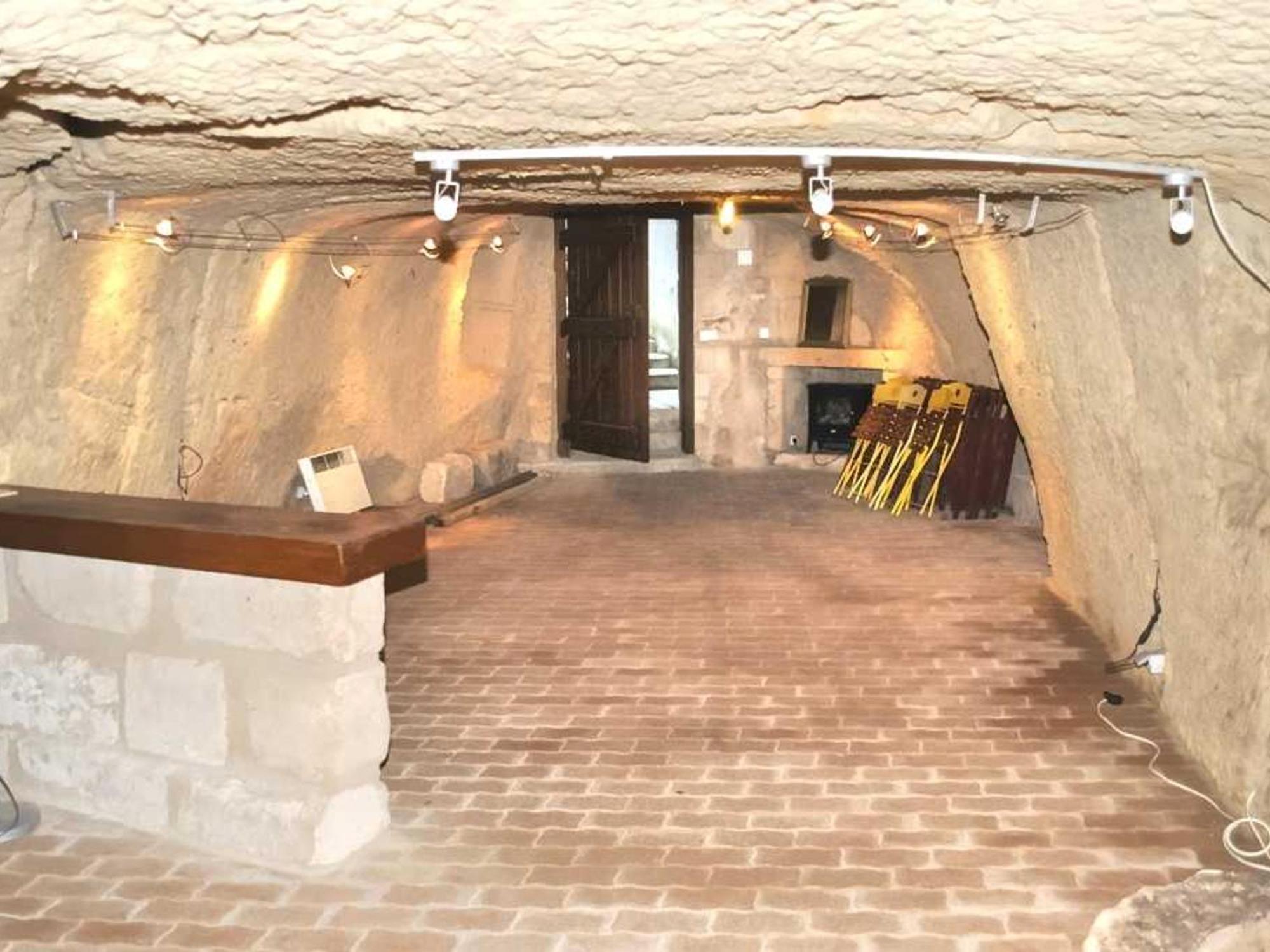 Location Unique En Ville, 3 Niveaux Avec Cave Voutee Et Troglodytique, Charme Et Authenticite En Touraine - Fr-1-381-162 Лош Екстериор снимка